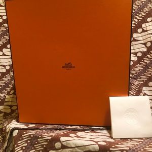 Hermès hand bag box empty